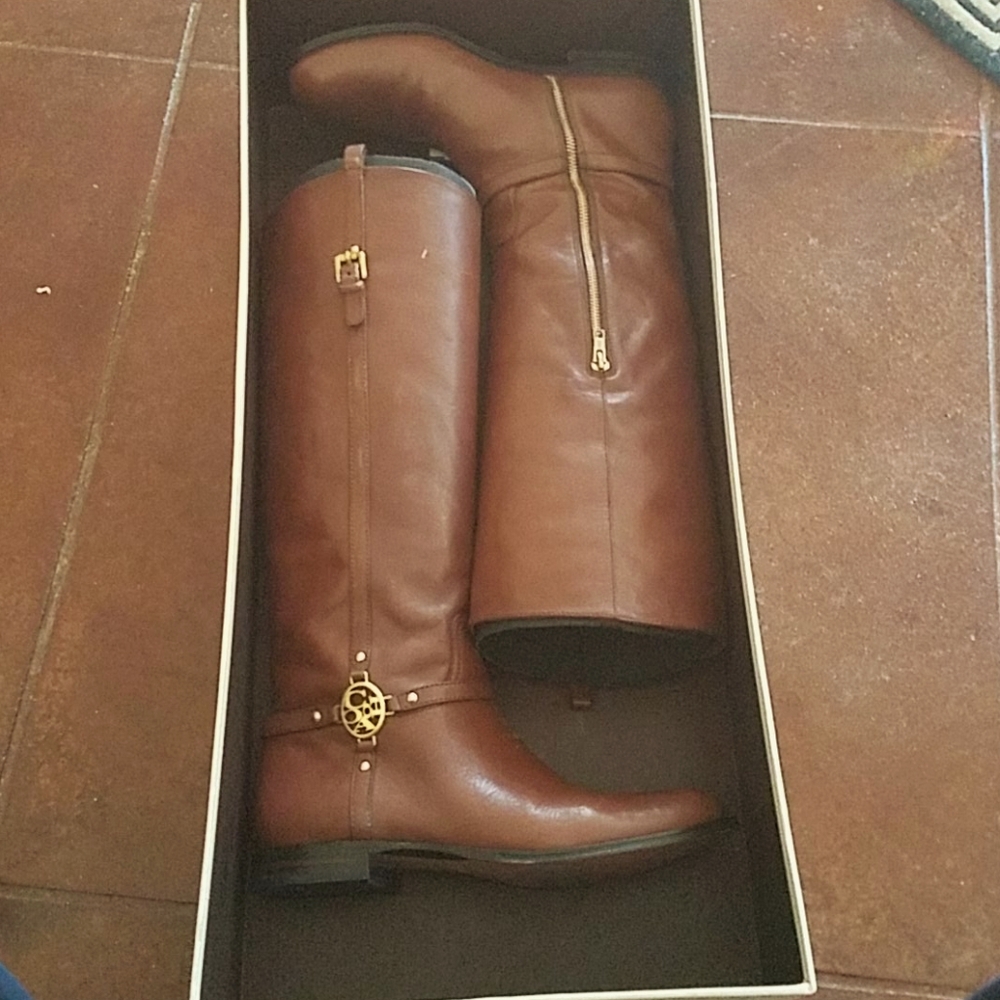 Coach Cheyenne Calf Boots